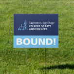 USD College of Arts and Sciences Sign<br><div class="desc">Celebrate your connection to the University of San Diego with this official College of Arts and Sciences design. Featuring the university’s iconic blue dome and bell tower illustration alongside bold text that reads “University of San Diego College of Arts and Sciences, ” this design showcases pride and school spirit. Perfect...</div>