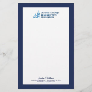 USD College of Arts and Sciences Stationery