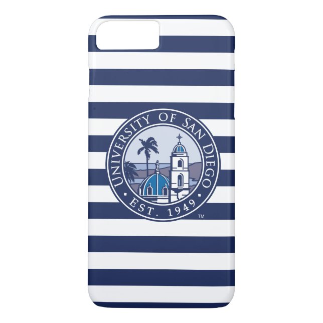 USD | Est. 1949 - Stripe Pattern Case-Mate iPhone Case (Back)