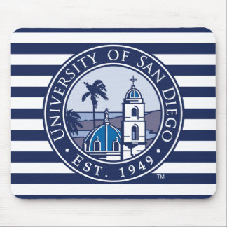 USD | Est. 1949 - Stripe Pattern Mouse Pad