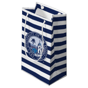 USD Est. 1949 - Stripe Pattern Small Gift Bag