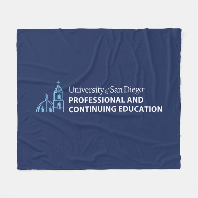 USD Professional & Continuing Education Fleece Blanket (Front (Horizontal))