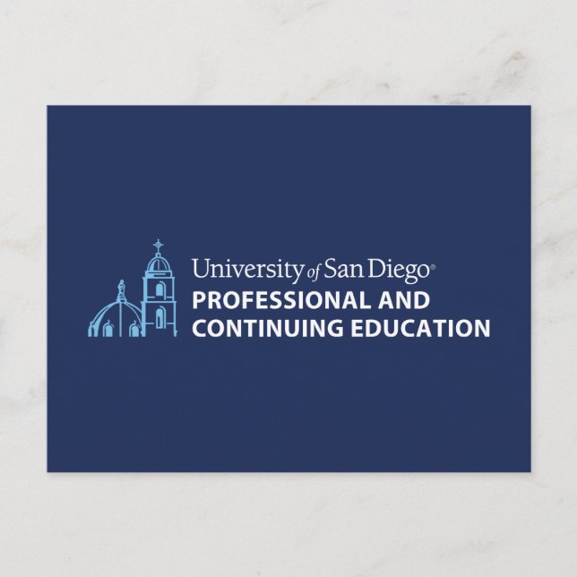 USD Professional & Continuing Education Postcard (Front)