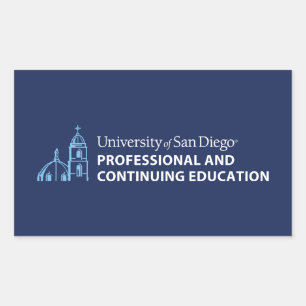 USD Professional & Continuing Education Rectangular Sticker
