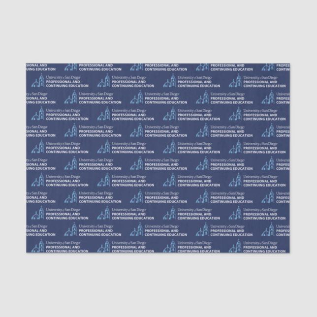 USD Professional & Continuing Education Tissue Paper (Front)
