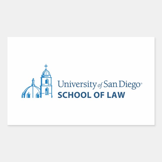 USD School of Law Rectangular Sticker (Front)