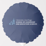 USD School of Leadership & Education Sciences Balloon<br><div class="desc">Show your pride in the University of San Diego with this official School of Leadership and Education Sciences design. Highlighting the signature blue dome and bell tower graphic paired with bold lettering that reads “University of San Diego School of Leadership and Education Sciences, ” this design honors students, alumni, faculty,...</div>