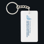 USD School of Leadership & Education Sciences Keychain<br><div class="desc">Show your pride in the University of San Diego with this official School of Leadership and Education Sciences design. Highlighting the signature blue dome and bell tower graphic paired with bold lettering that reads “University of San Diego School of Leadership and Education Sciences, ” this design honors students, alumni, faculty,...</div>