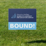 USD School of Leadership & Education Sciences Sign<br><div class="desc">Show your pride in the University of San Diego with this official School of Leadership and Education Sciences design. Highlighting the signature blue dome and bell tower graphic paired with bold lettering that reads “University of San Diego School of Leadership and Education Sciences, ” this design honors students, alumni, faculty,...</div>