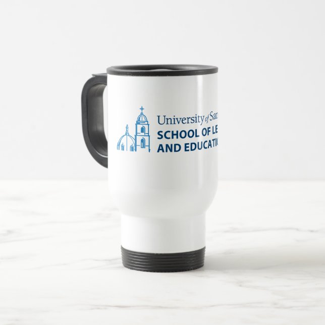 USD School of Leadership & Education Sciences Travel Mug (Front Left)