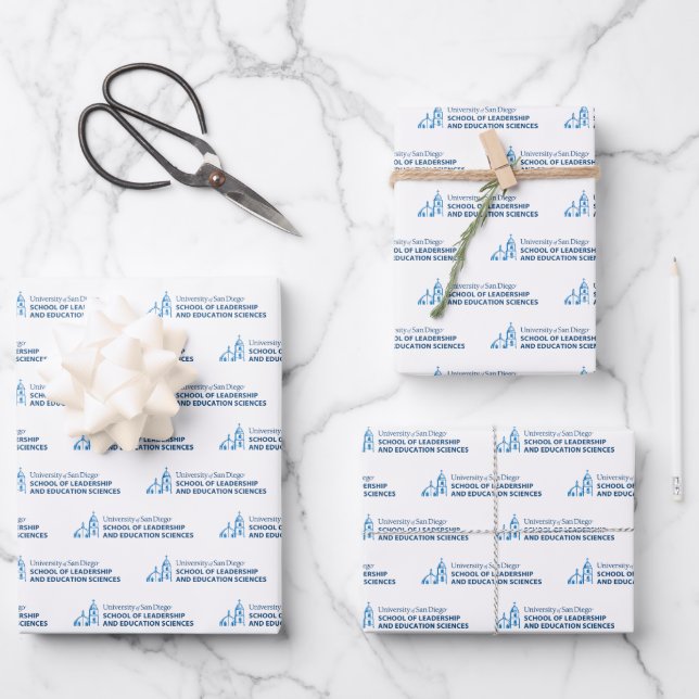 USD School of Leadership & Education Sciences Wrapping Paper Sheets (Front)