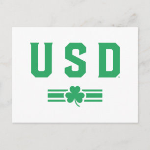 USD St. Patrick's Day - Lucky Stripe Postcard