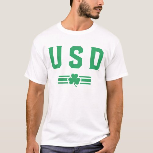 USD  St Patricks Day _ Lucky Stripe T_Shirt