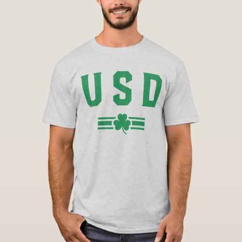 USD  St Patricks Day _ Lucky Stripe T_Shirt