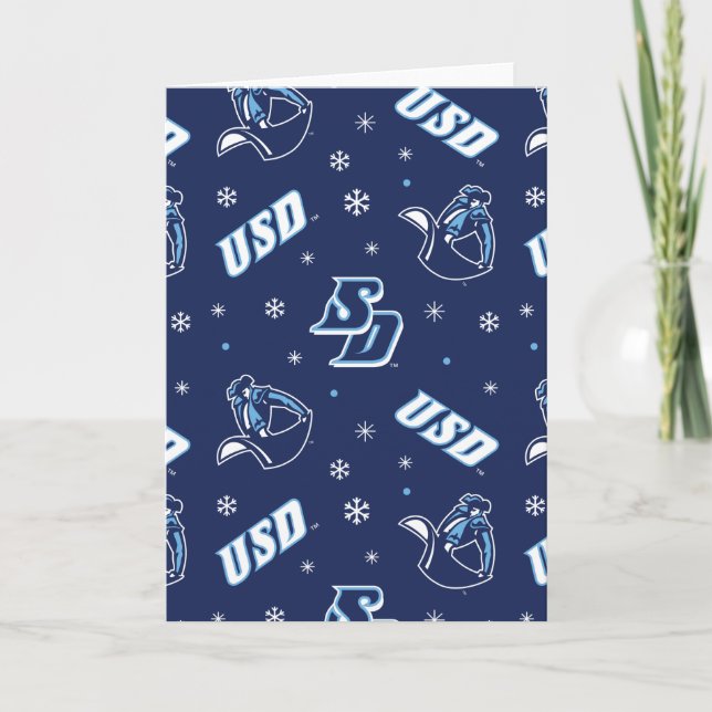 USD Toreros Holiday Logo Pattern (Front)