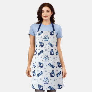 USD Toreros Holiday Logo Pattern Apron