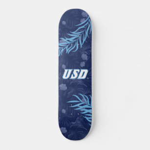 USD Tropical Floral Pattern Skateboard