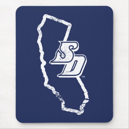 USD  Vintage California State Logo Mouse Pad