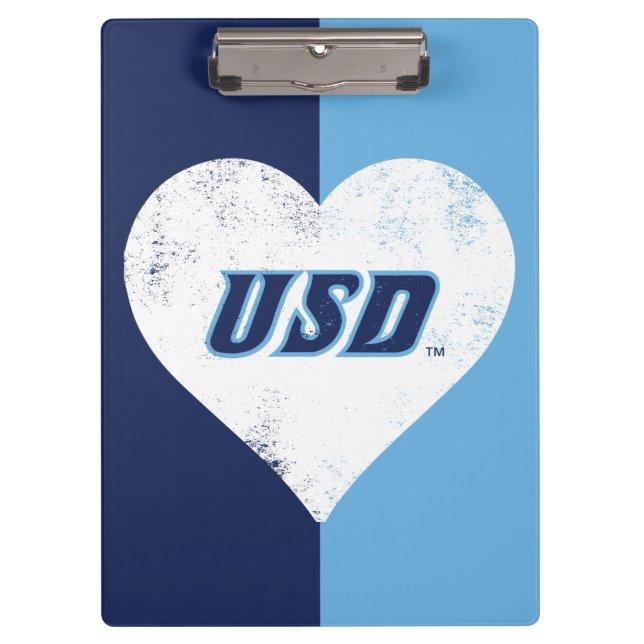 USD Vintage Heart Clipboard (Front)