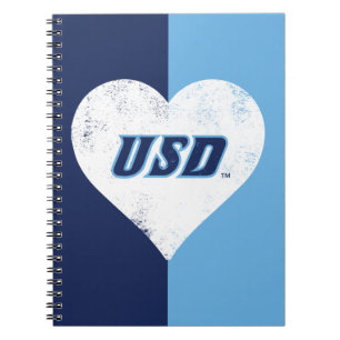 USD Vintage Heart Notebook