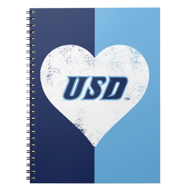 USD Vintage Heart Notebook (Front)