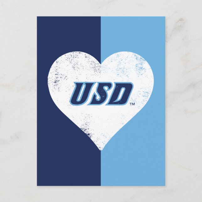 USD Vintage Heart Postcard (Front)
