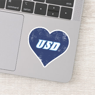USD Vintage Heart Sticker