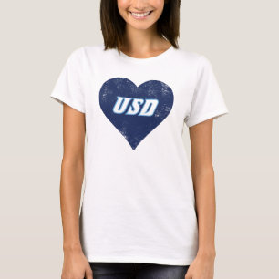 USD Vintage Heart T-Shirt