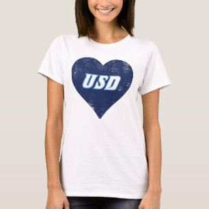 USD Vintage Heart T-Shirt