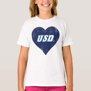 USD Vintage Heart T-Shirt