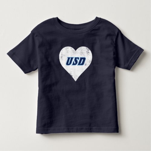 USD Vintage Heart Toddler T_shirt