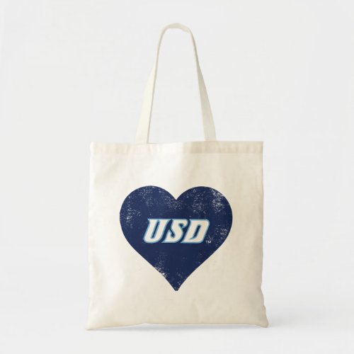 USD Vintage Heart Tote Bag