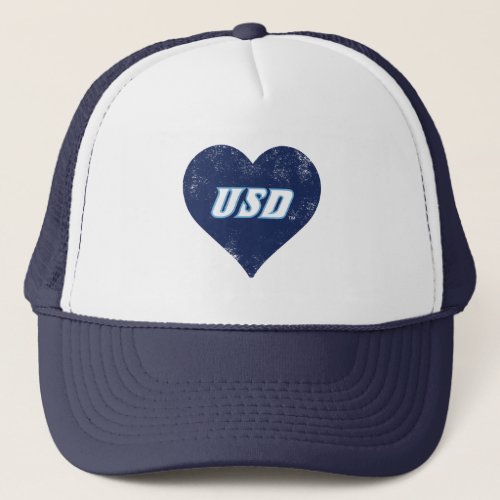 USD Vintage Heart Trucker Hat