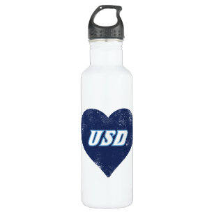 USD Vintage Heart Water Bottle
