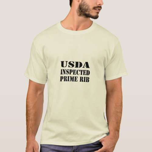 USDA Inspected Prime Rib _ Basic T_Shirt
