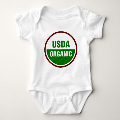 USDA Organic certificate Baby Bodysuit