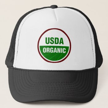 Usda Organic Certificate Trucker Hat by Dozzle at Zazzle