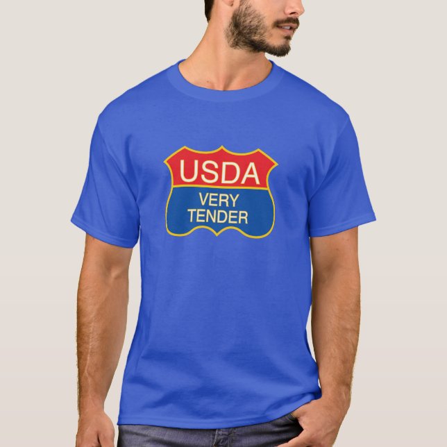 USDA Very Tender Logo T-Shirt (Front)