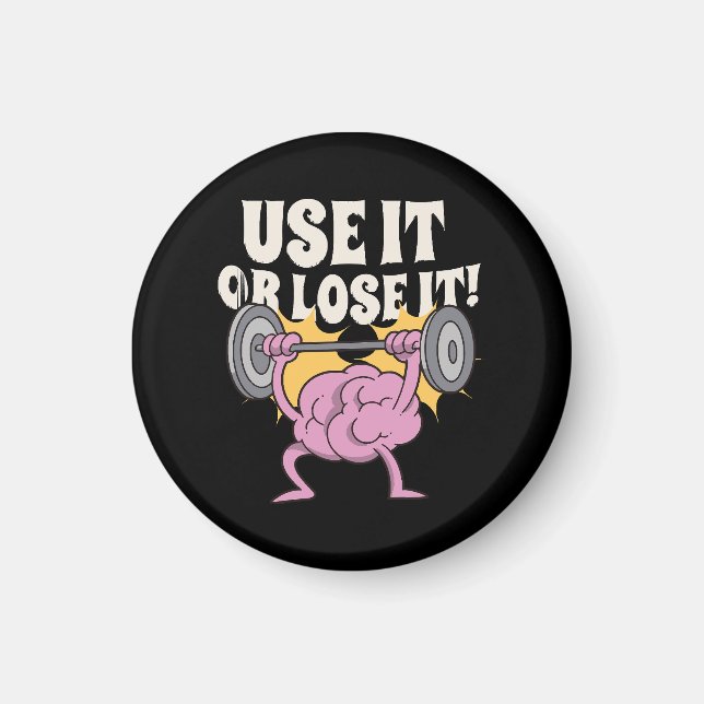 Use and train your brain magnet (Front)