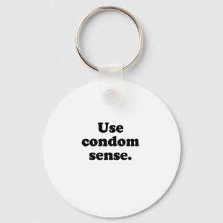 USE CONDOM SENSE KEYCHAIN