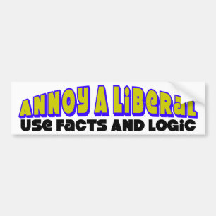 Use Facts & Logic! Bumper Sticker