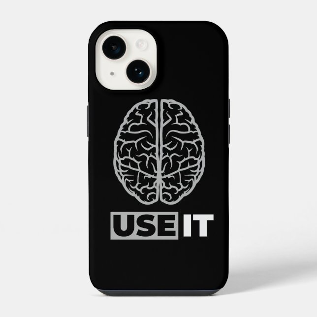 Use It - Brain Design Iphone Case (Back)