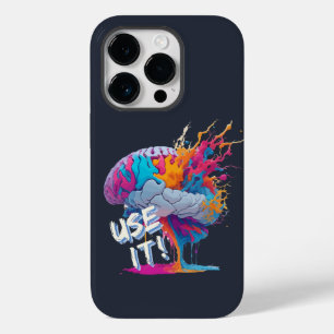 Use It - Colorful Splash Brain Case-Mate iPhone 14 Pro Case