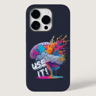 Use It - Colorful Splash Brain Case-Mate iPhone 14 Pro Case