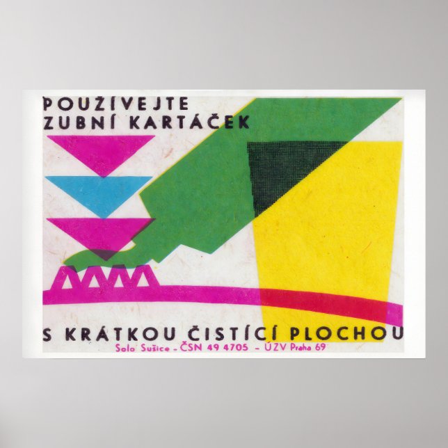 Use Proper Toothbrush - Matchbox Print - Aesthetic (Front)