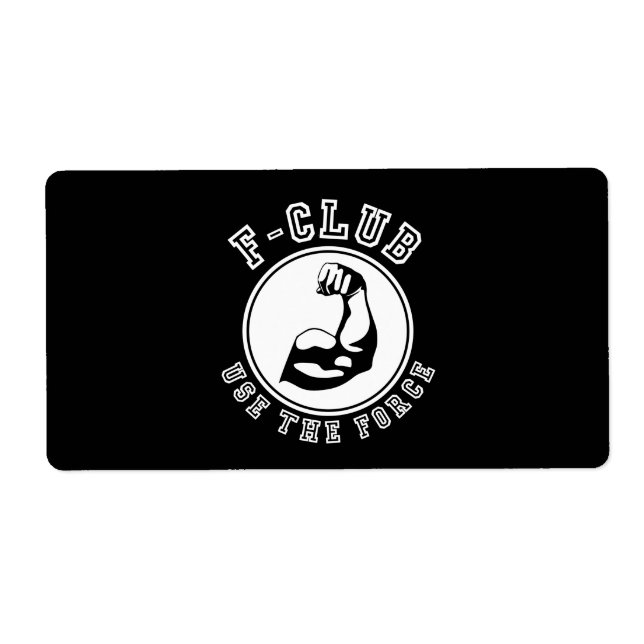 Use the force label (Front)