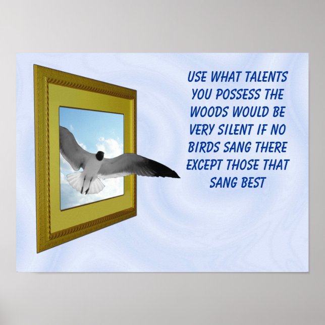 USE WHAT TALENTS YOU POSSESS-POSTER POSTER (Front)
