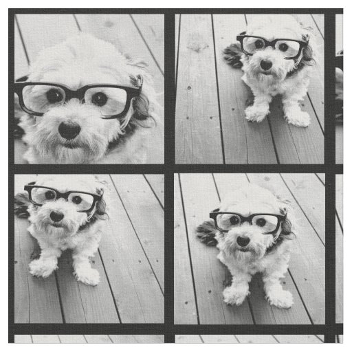 Use Your Favorite 9 photos - Black Fabric