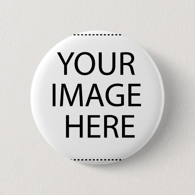 Use Your Image or Logo Pinback Button (Front)