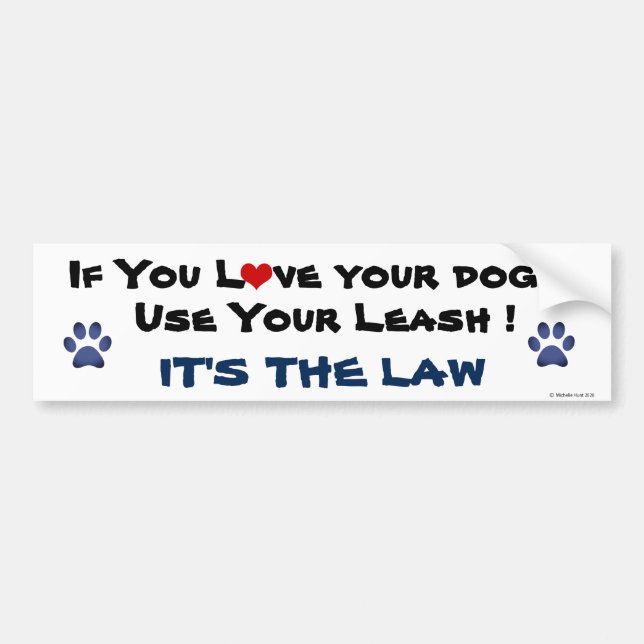 Use Your Leash Bumper Sticker (Front)